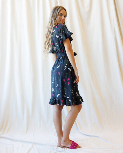 Ruffle & Wrap Dress