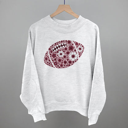 Floral Football Maroon