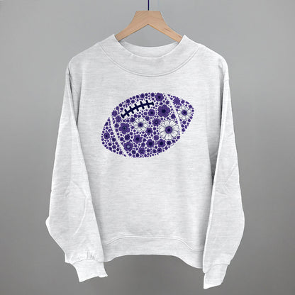 Floral Football Purple