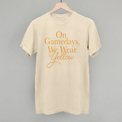 On Game Days, We Wear Yellow