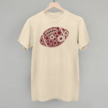 Floral Football Maroon
