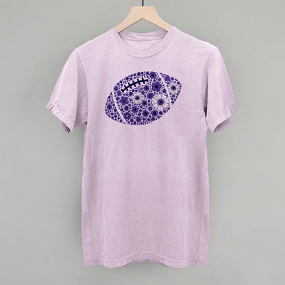 Floral Football Purple