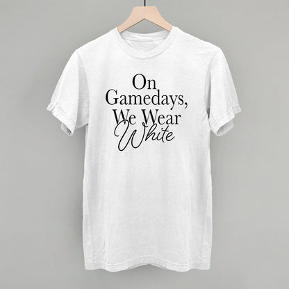 On Game Days, We Wear White