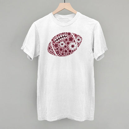 Floral Football Maroon