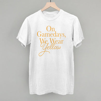 On Game Days, We Wear Yellow