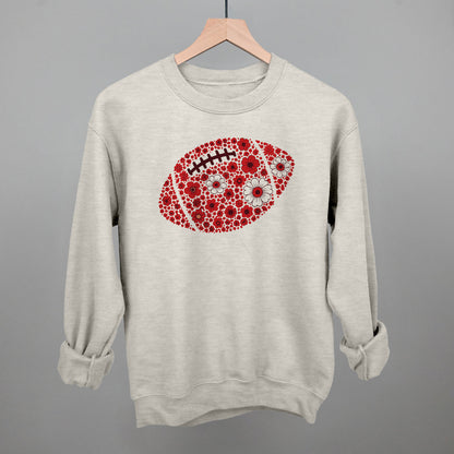 Floral Football Red