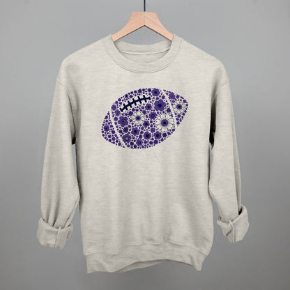 Floral Football Purple