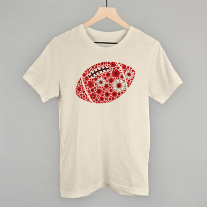 Floral Football Red
