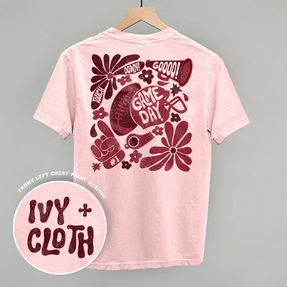 Floral Game Day Maroon (Back Print)