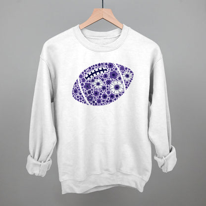 Floral Football Purple