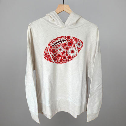 Floral Football Red
