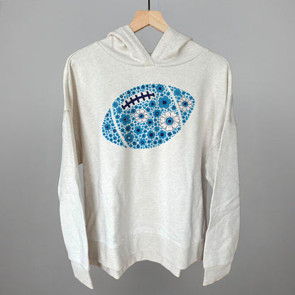 Floral Football Blue