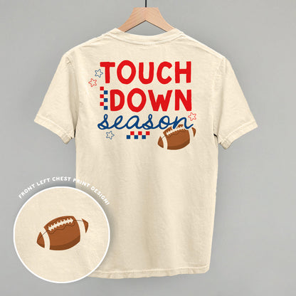 Touchdown Season Red And Blue (Back Print)