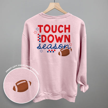 Touchdown Season Red And Blue (Back Print)