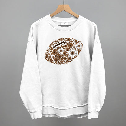 Floral Football Brown
