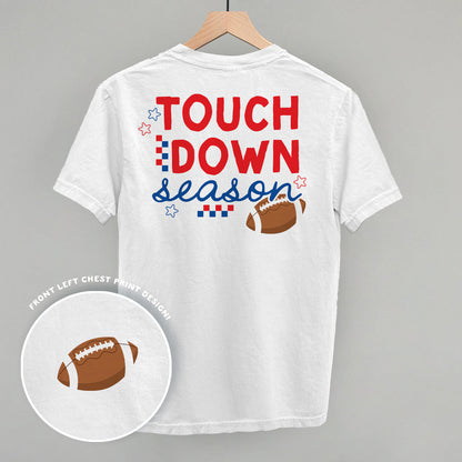 Touchdown Season Red And Blue (Back Print)